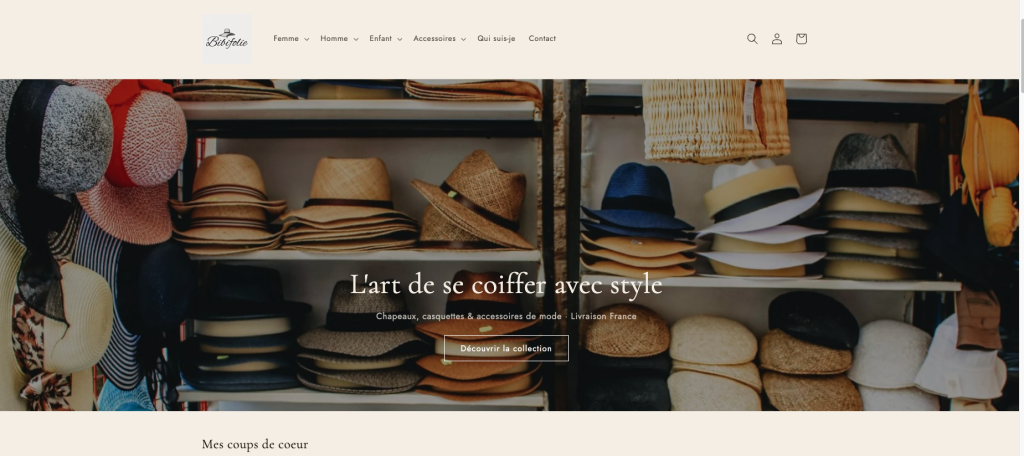Création e-commerce – Bibifolie
