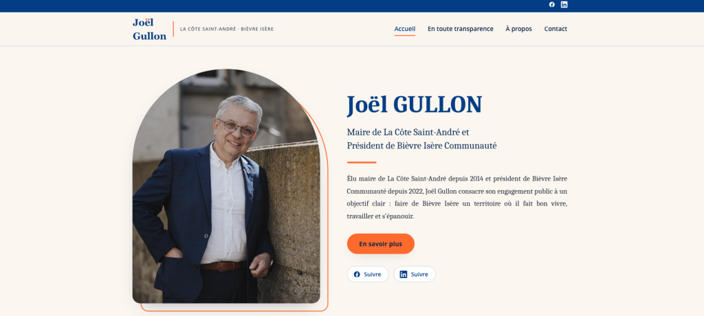 Joël Gullon – Site institutionnel